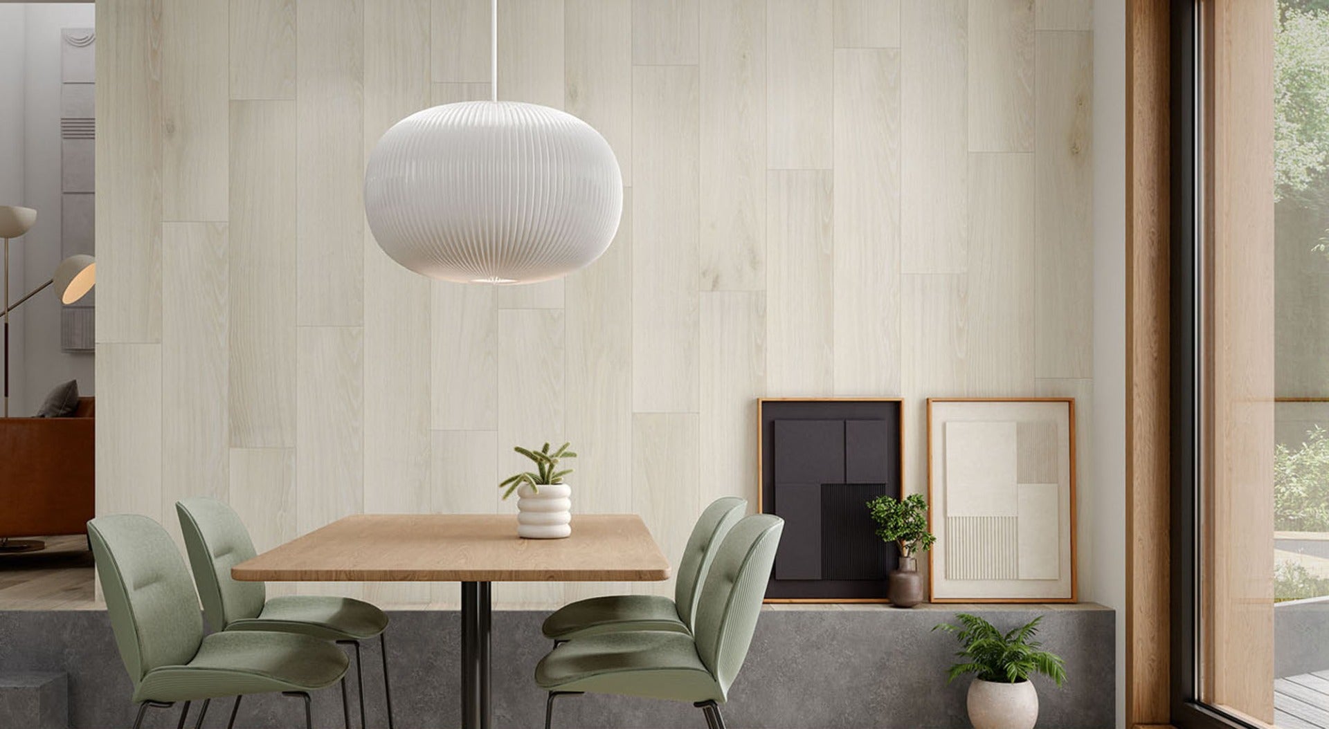 Civic White 15 x 90cm, porcelain tile at Irwin Tiles