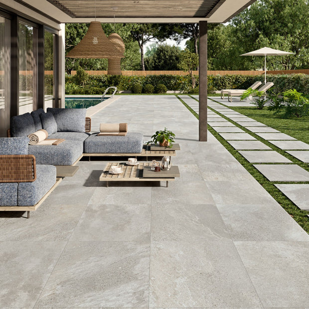 Triunfo Grey 60 x 90 x 2cm, paving at Irwin Tiles