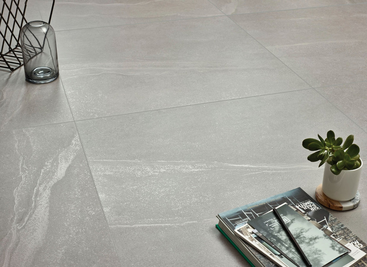 Austral Grey Matt 75 x 75cm, porcelain tile at Irwin Tiles