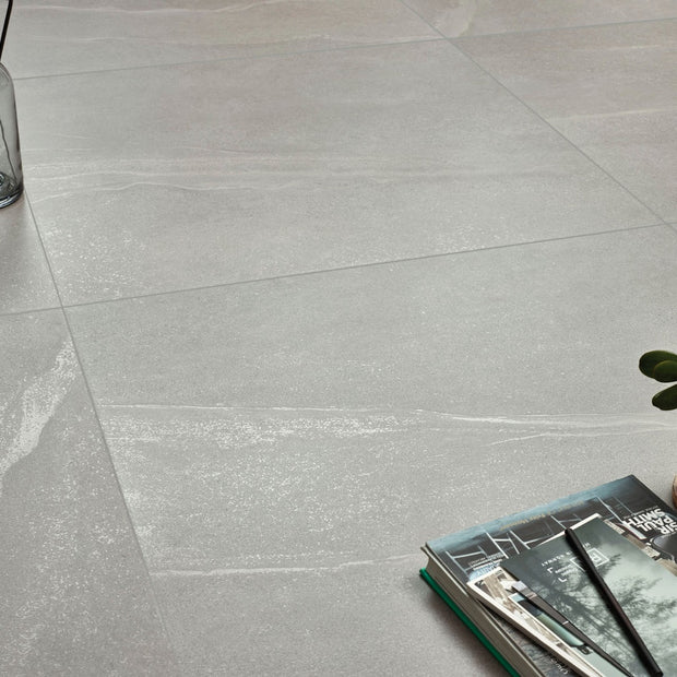 Austral Grey Matt 75 x 75cm, porcelain tile at Irwin Tiles