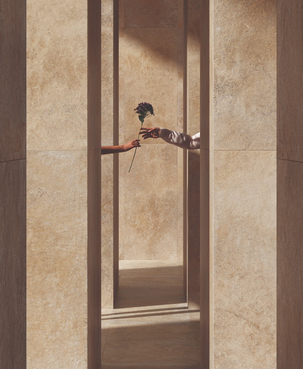 Stone Vision Golden 60x90cm tile, matt, at Irwin Tiles