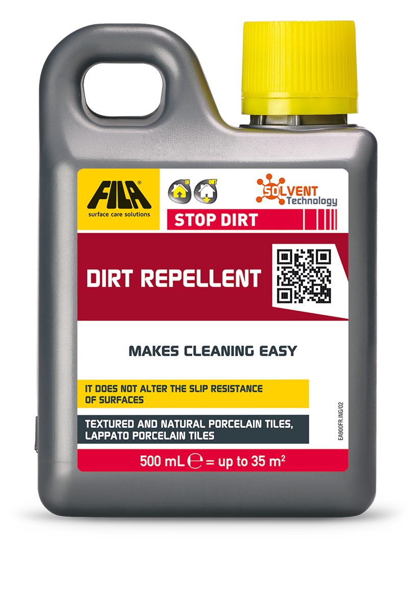 Fila Stop Dirt 500ml, cleaner and sealer at Irwin Tiles