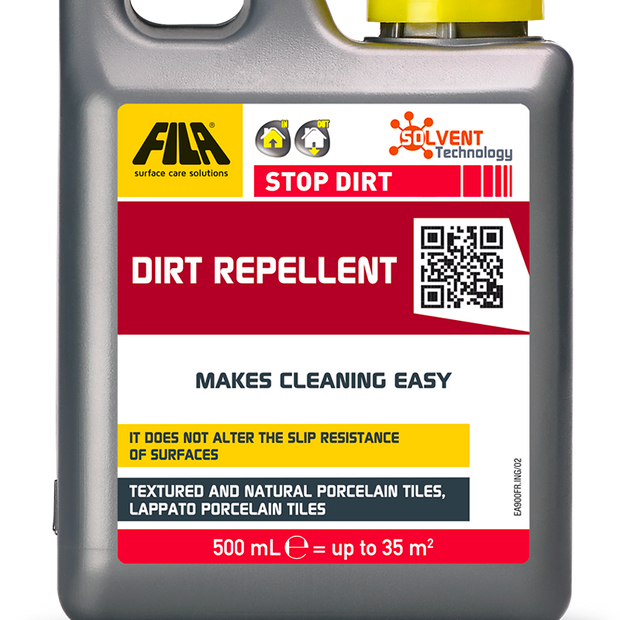 Fila Stop Dirt 500ml, cleaner and sealer at Irwin Tiles
