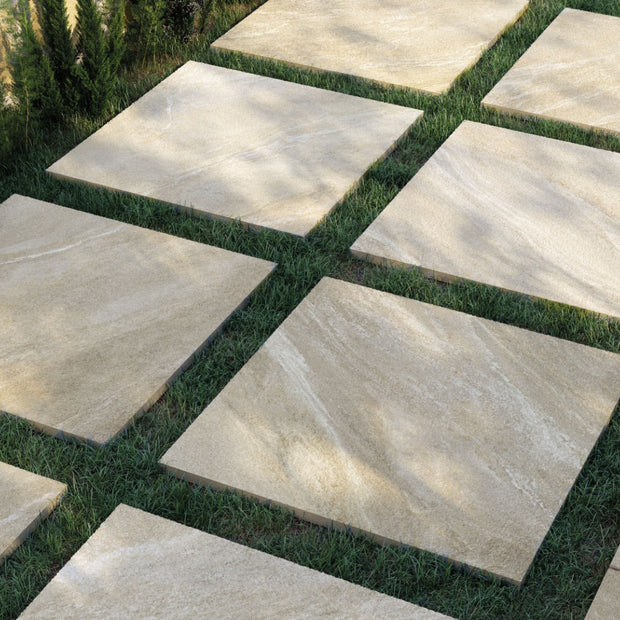 Strond Oat 100 x 100cm, porcelain tile at Irwin Tiles