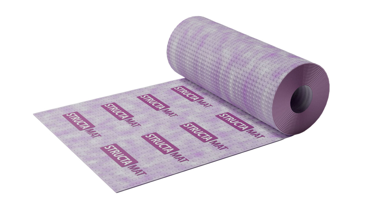 StructaMat Decoupling Waterproof Mat (Purple) 3mm, decoupling membrane at Irwin Tiles