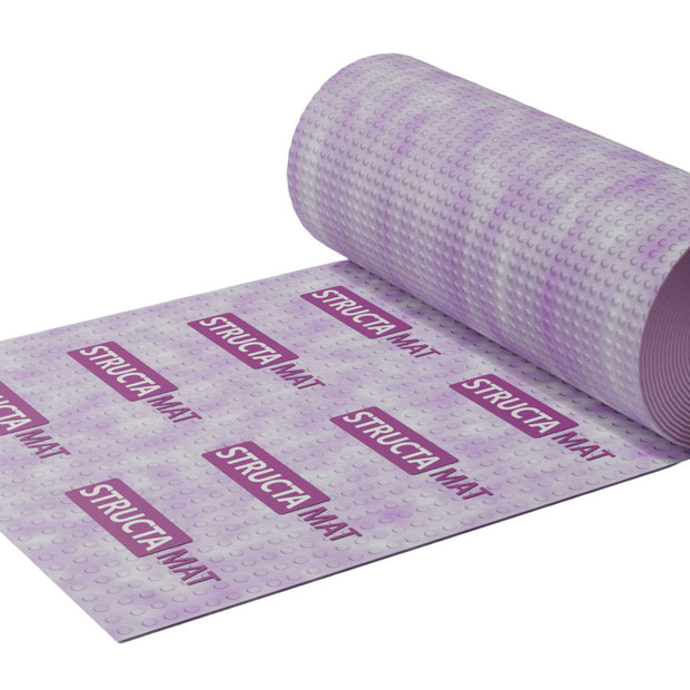 StructaMat Decoupling Waterproof Mat (Purple) 3mm, decoupling membrane at Irwin Tiles