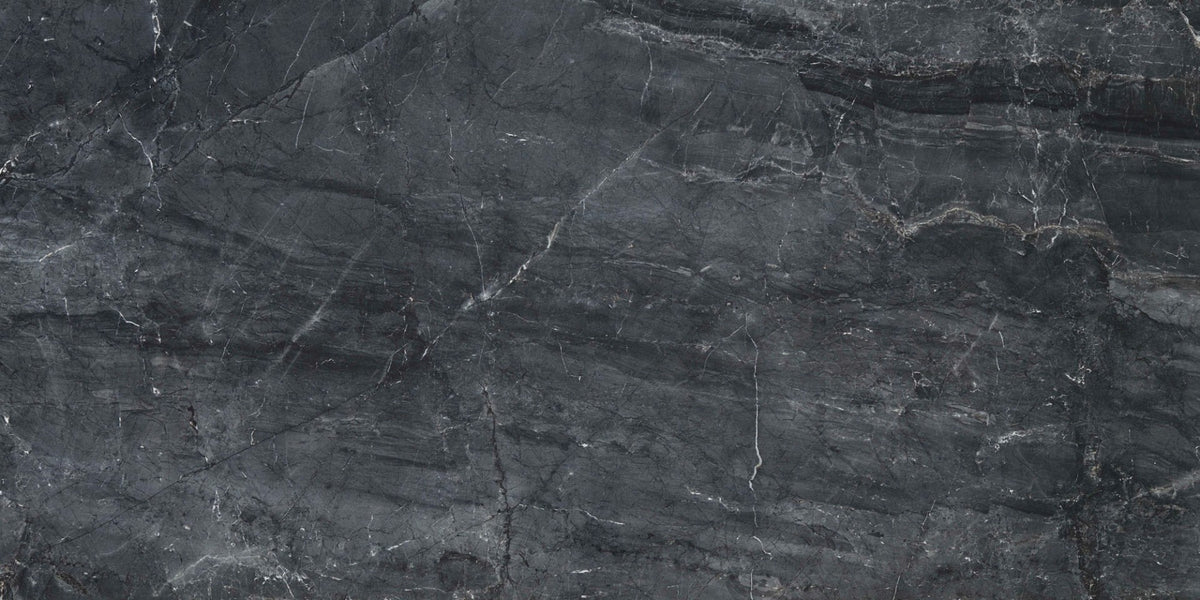 Sublime Dark Grey Glossy 59x119cm, porcelain tile at Irwin Tiles