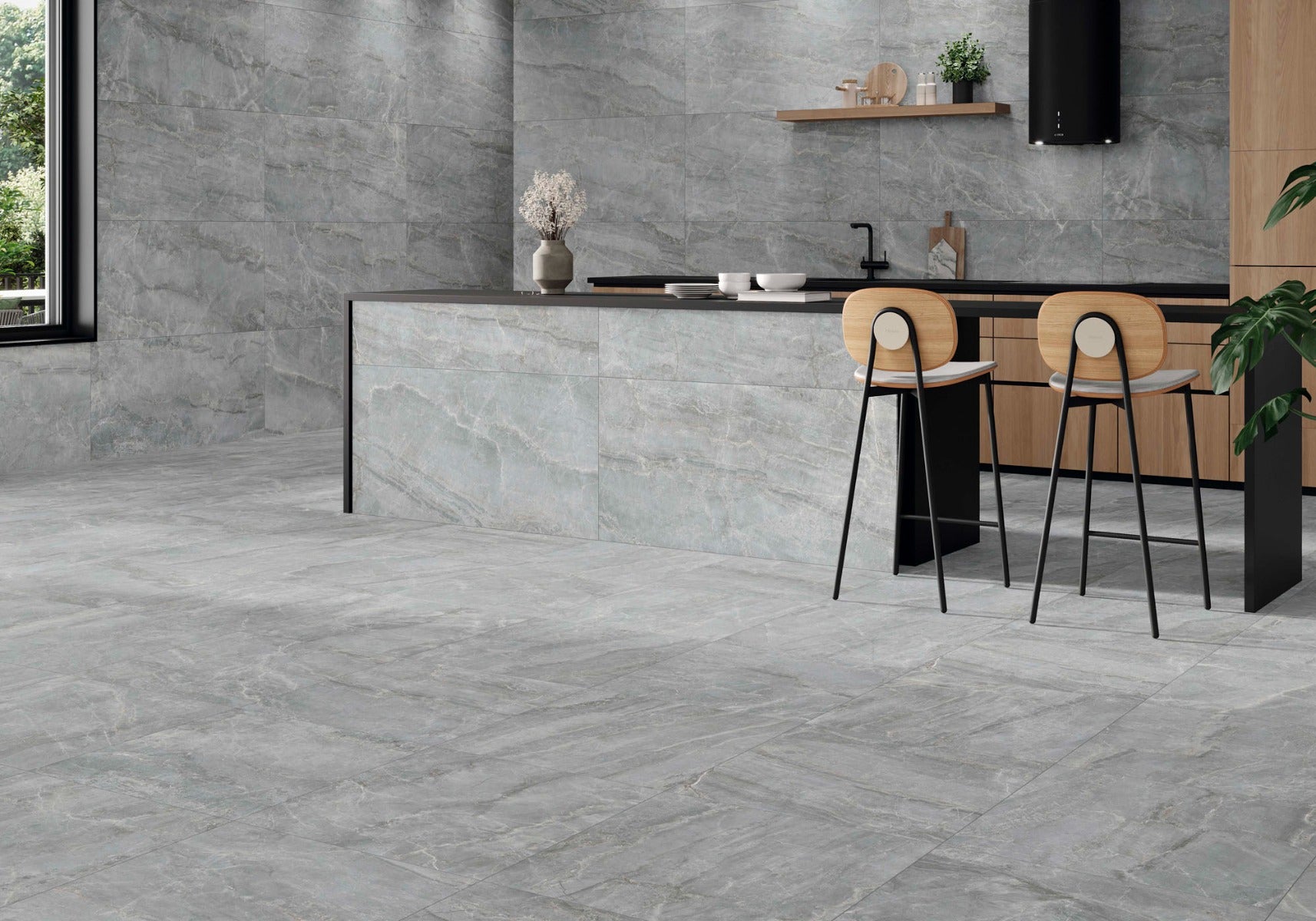 Sublime Grey Matt 59.5x120cm, tile at Irwin Tiles