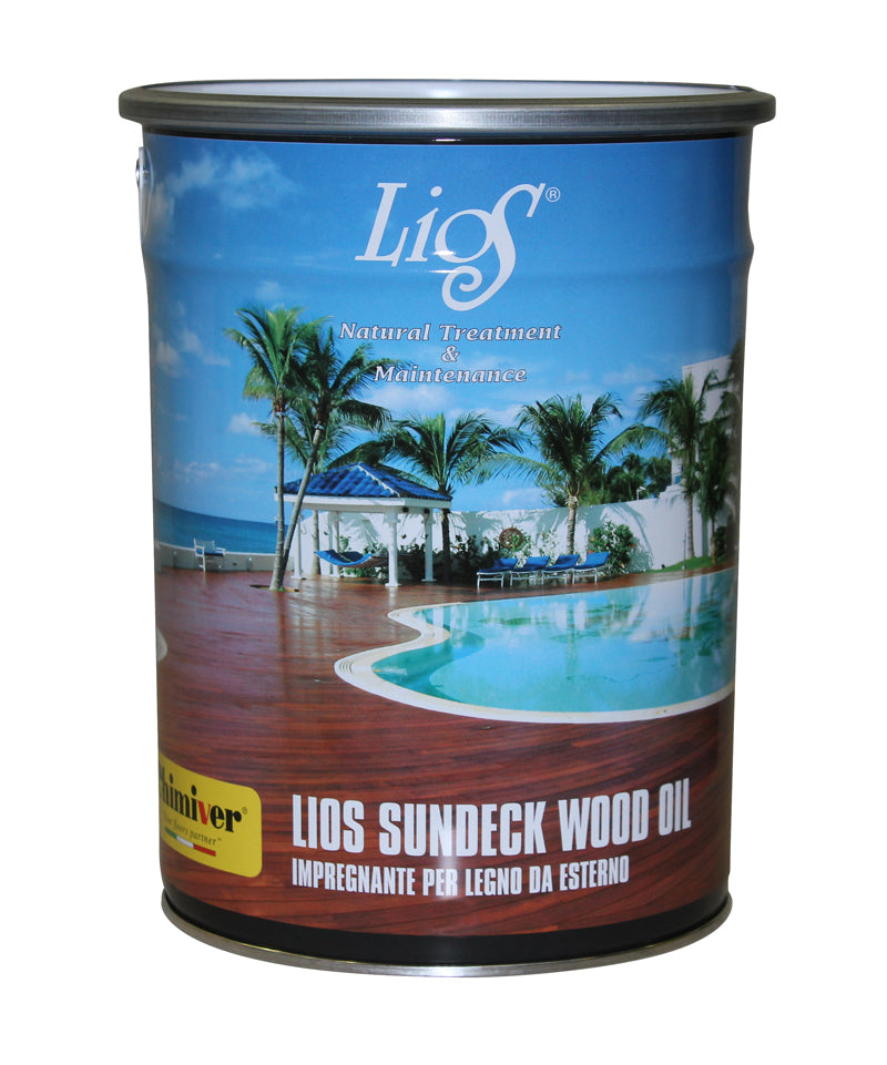 Chimiver Sundeck Wood Oil Light 5ltr, cleaner and sealer at Irwin Tiles