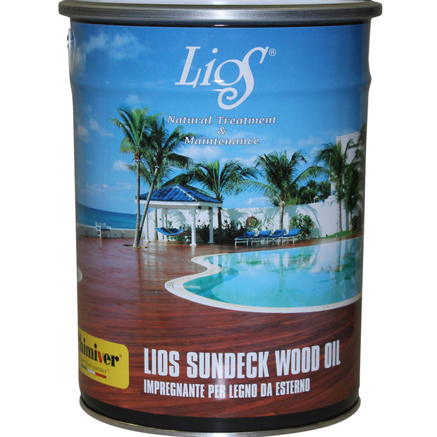 Chimiver Sundeck Wood Oil Light 5ltr, cleaner and sealer at Irwin Tiles