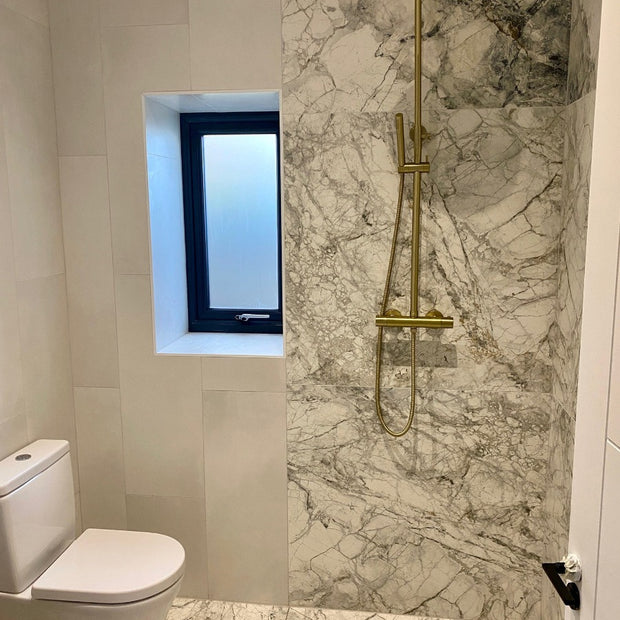 Supreme White 100 x 100cm, porcelain tile at Irwin Tiles