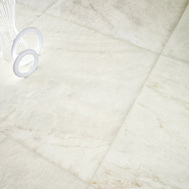Marmi Imperiali Aurelia 30x30cm tile, white matt, at Irwin Tiles, view 14