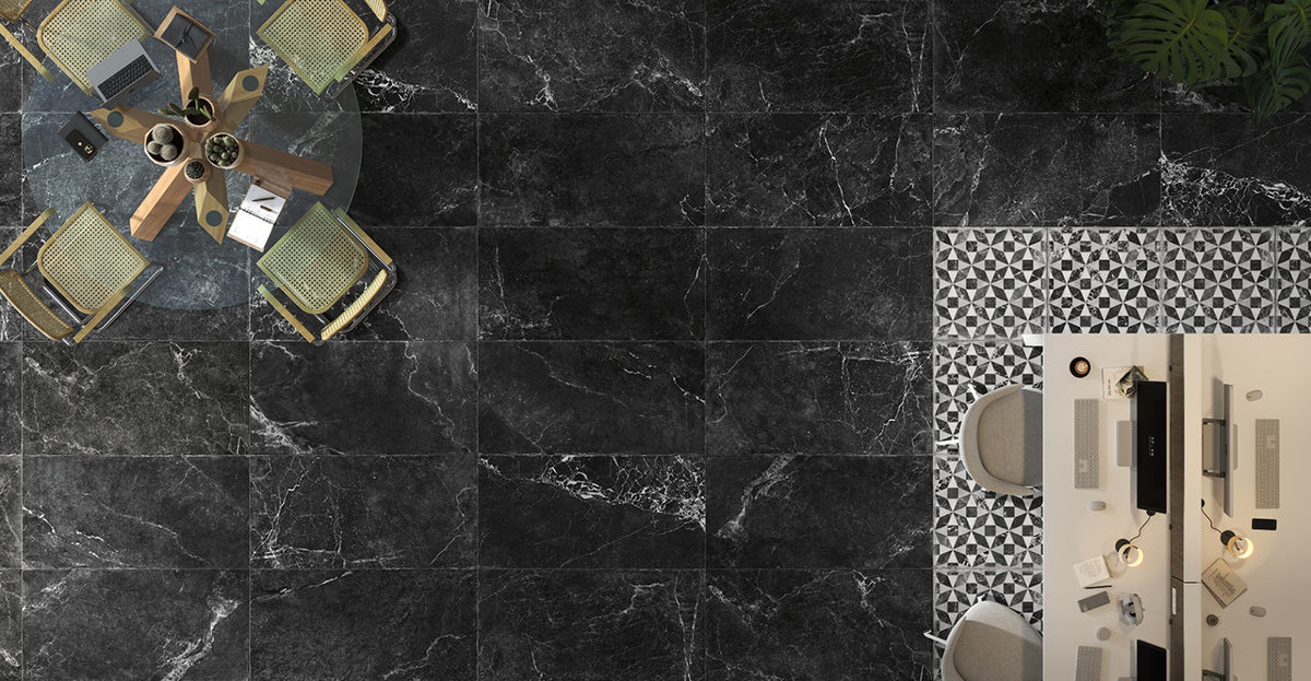 Marmi Imperiali Decor Danum 60x60cm, porcelain tile at Irwin Tiles, view 10