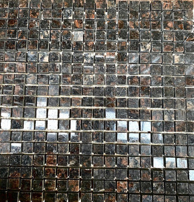 Tan Black Granite Mosaic 30 x 30cm, tile at Irwin Tiles