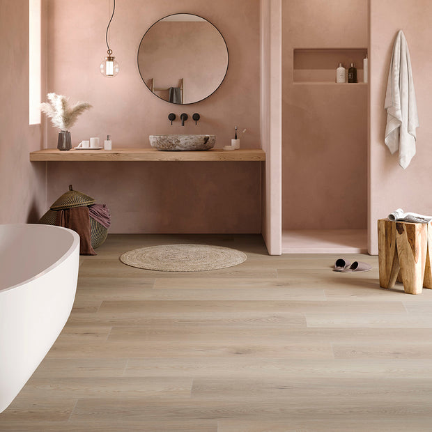 Tarn Clay Plank Rigid LVT, luxury click vinyl flooring at Irwin Tiles