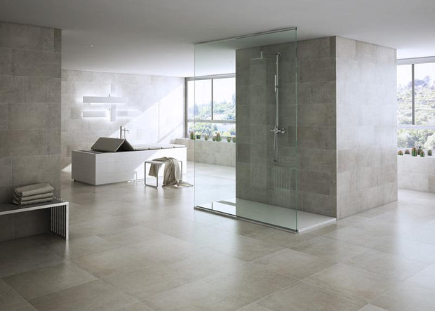 Compakt Bone 60 x 60cm, porcelain tile at Irwin Tiles
