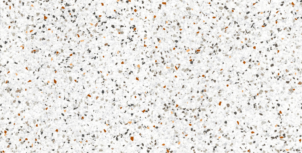 Tempo Mix Terrazzo 60x120cm, matt porcelain tile for kitchens, bathrooms and hallways at Irwin Tiles