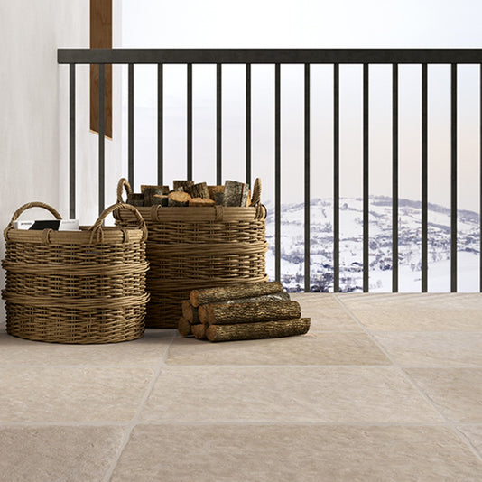 The Court Taupe 80 x 80cm, tile from Irwin Tiles, Co. Monaghan