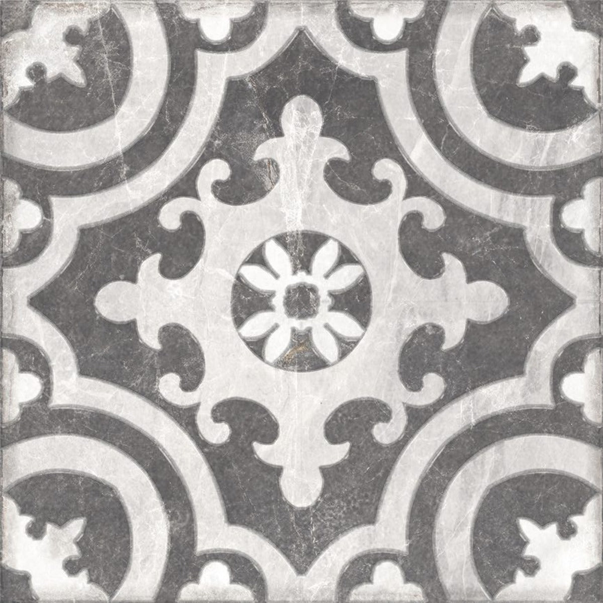 Timeless Rome Decor 20x20cm, porcelain tile at Irwin Tiles