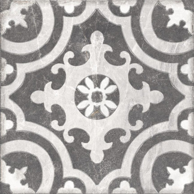 Timeless Rome Decor 20x20cm, porcelain tile at Irwin Tiles