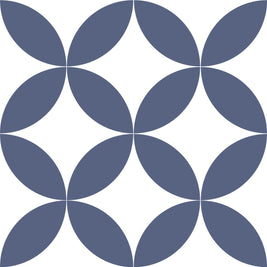 Tokio Azul 22.5 x 22.5cm, matt tile at Irwin Tiles