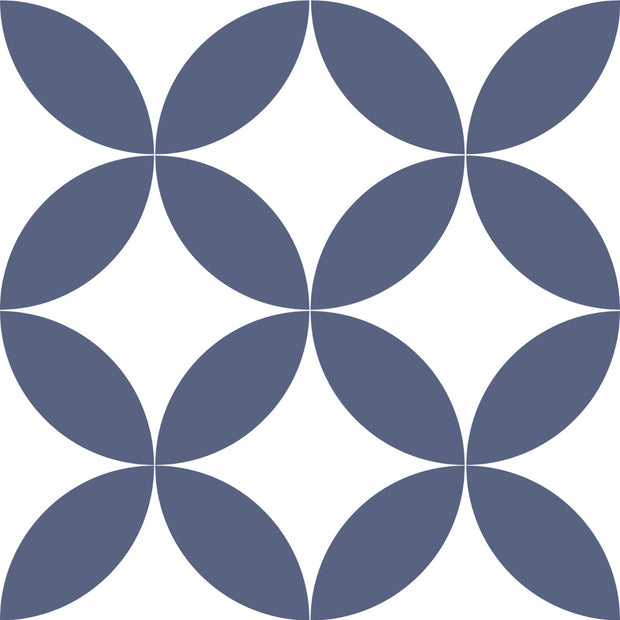 Tokio Azul 22.5 x 22.5cm, matt tile at Irwin Tiles