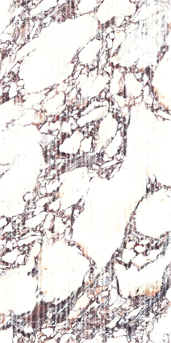 Touche Rubis Plisse 60x120cm, red tile at Irwin Tiles