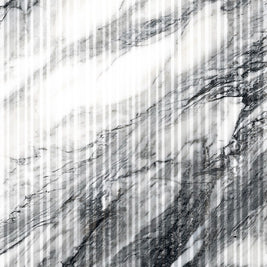 Touche Zebre Plisse 60x120cm, black tile at Irwin Tiles