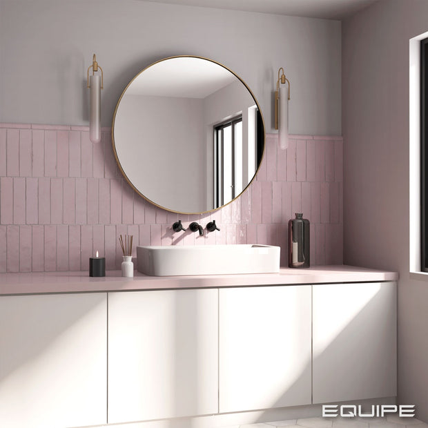 Tribeca Tea Rose 6x25cm, porcelain wall tile at Irwin Tiles