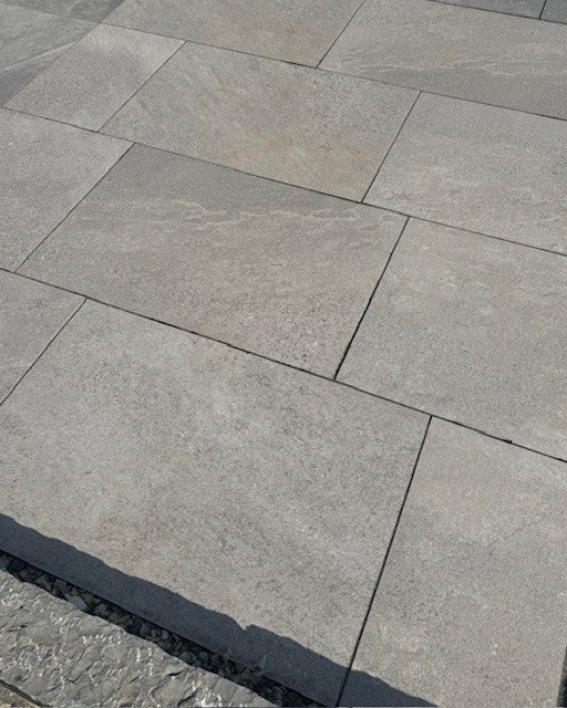Triunfo Natural 60 x 90 x 2cm, porcelain paving for patios, paths and outdoor areas at Irwin Tiles