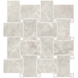 Trumari Silver Maxi Mosaic 30 x 30cm, tile at Irwin Tiles