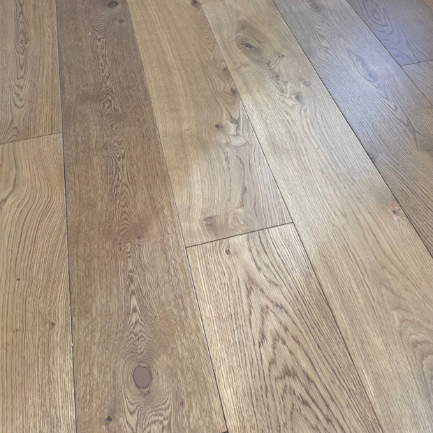 Tudor Oak Smoked 190mm, lacquered engineered wood flooring at Irwin Tiles