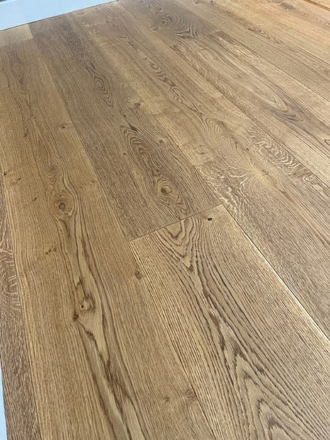 Tudor Oak Smoked 240mm, lacquered engineered wood flooring at Irwin Tiles