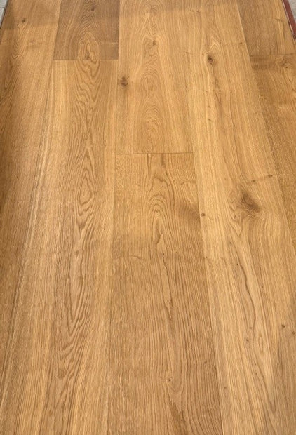 Tudor Oak Smoked & Brushed 260mm, lacquered engineered wood flooring at Irwin Tiles