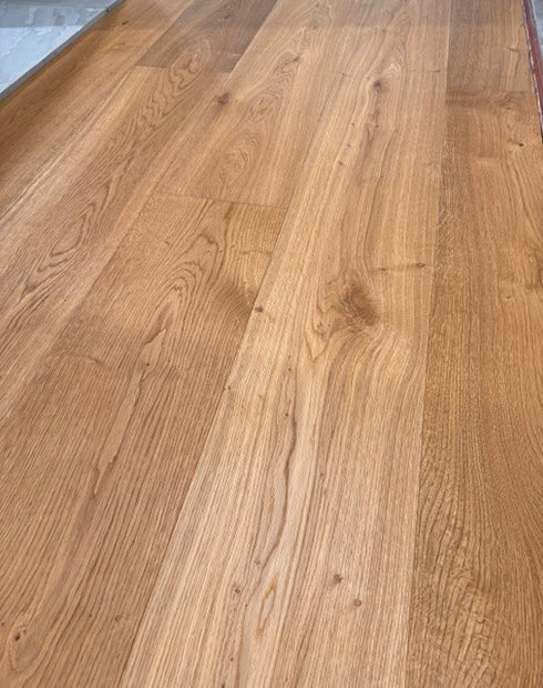 Tudor Oak Smoked & Brushed 260mm, engineered wood flooring at Irwin Tiles