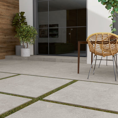 Tuscany Pearl 80 x 80cm, porcelain tile at Irwin Tiles