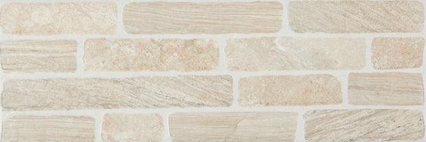 Uptown Crema 18.5x55.5cm, matt wall tile at Irwin Tiles