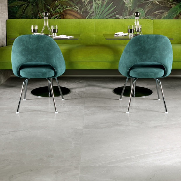 Velvet Grey 80 x 80cm, porcelain tile at Irwin Tiles