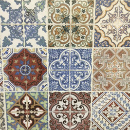 Vintage 20x20cm, brown tile from Irwin Tiles, Co. Monaghan