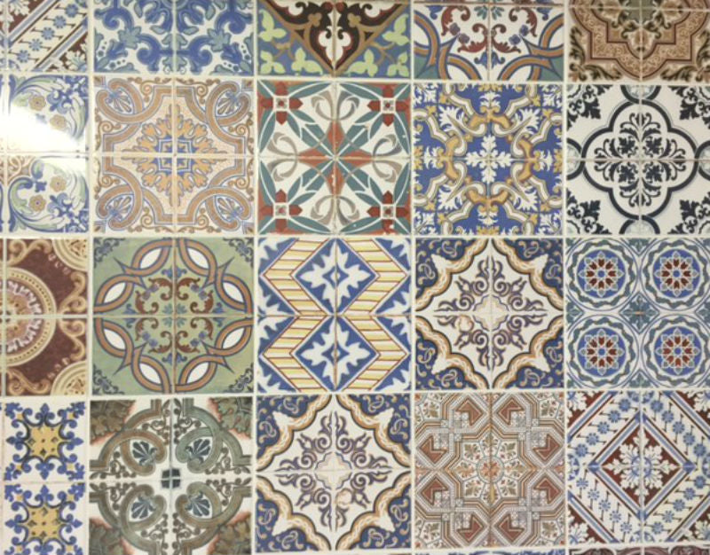 Vintage 20x20cm, ceramic tile at Irwin Tiles