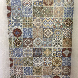 Vintage 20x20cm, gloss ceramic tile for feature walls at Irwin Tiles