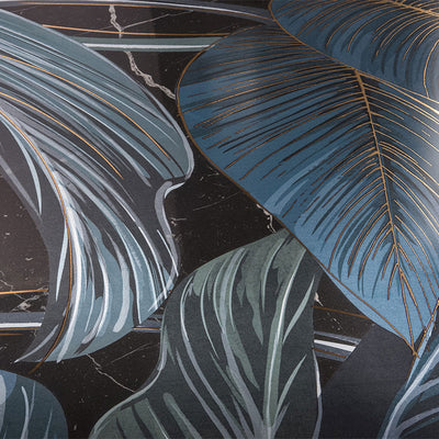ShoWall Black Leaf, glossy wall tile at Irwin Tiles