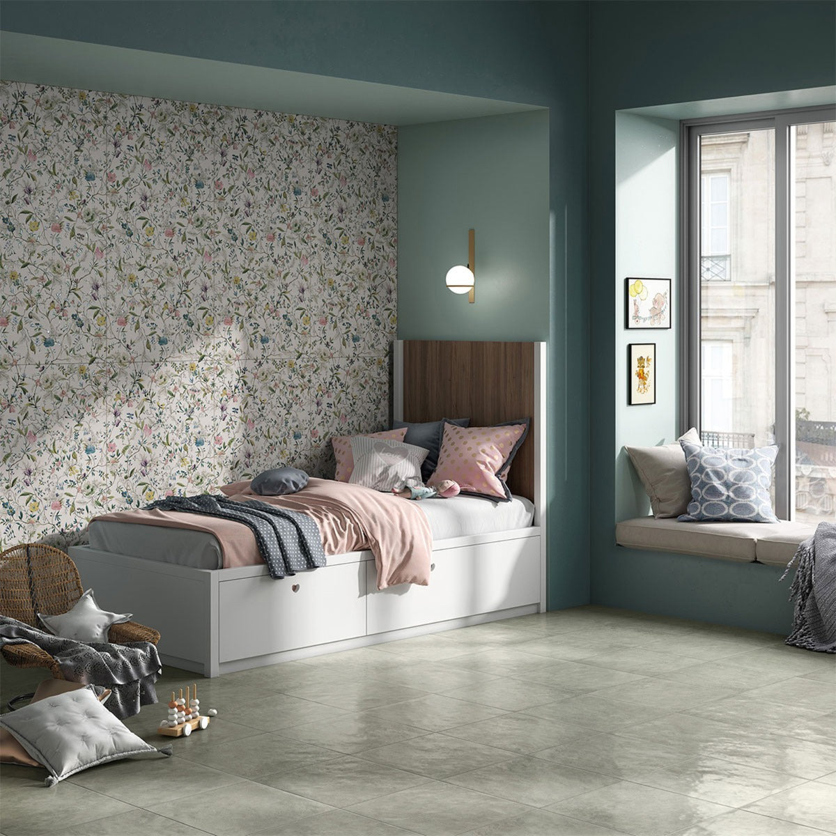 ShoWall Spring, multi-colour wall tile at Irwin Tiles