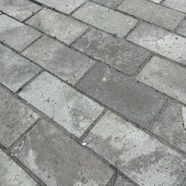 Walnut Stone Paver - Tumbled 15x30cm, natural stone paving at Irwin Tiles