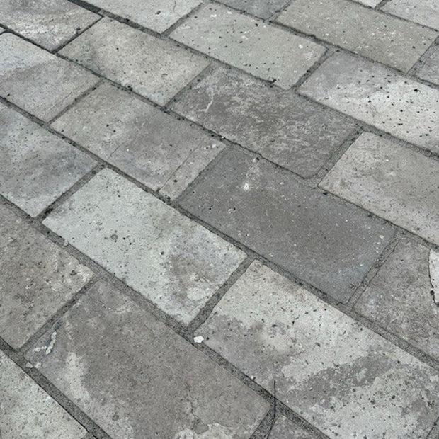 Walnut Stone Paver - Tumbled 15x30cm, natural stone paving at Irwin Tiles