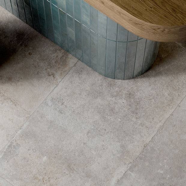Windsor White Combination, matt floor tile at Irwin Tiles