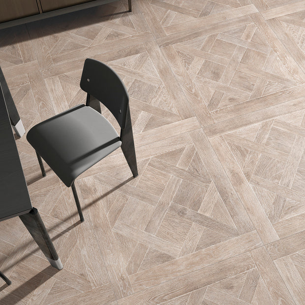 Wistman Oak Moka Wood Effect 90 x 90cm, matt tile at Irwin Tiles