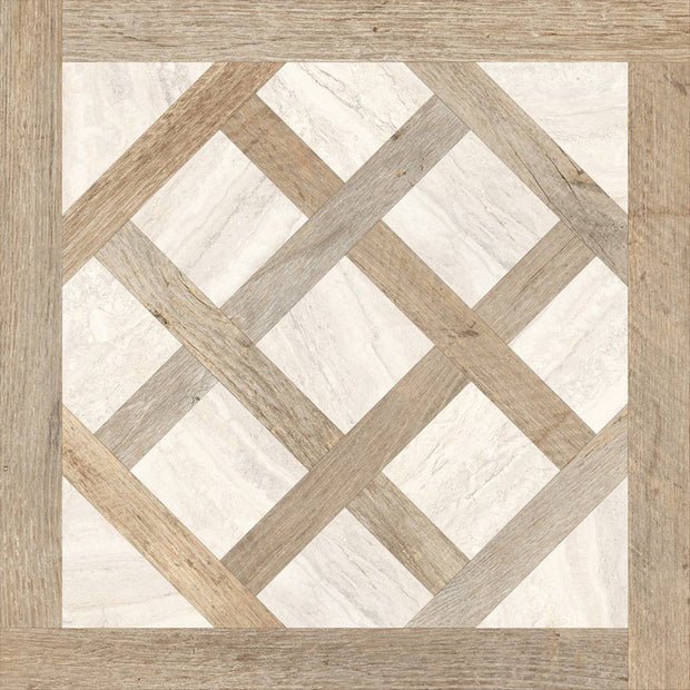 Yorkwood Classic 02 90x90cm, dark wood effect tile at Irwin Tiles