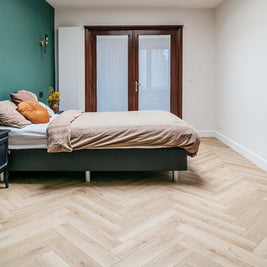 Yukon Herringbone Desert Dune Luxury Parquet Vinyl, luxury click vinyl flooring for kitchens, hallways at Irwin Tiles