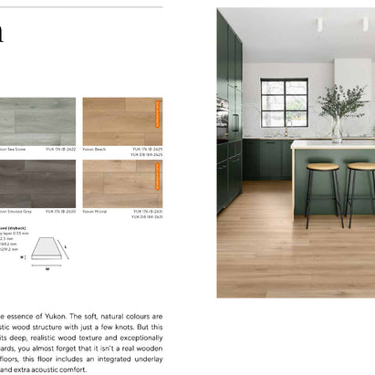 Yukon Plank Tan Luxury Parquet Vinyl, luxury click vinyl flooring for kitchens, hallways and living rooms at Irwin Tiles